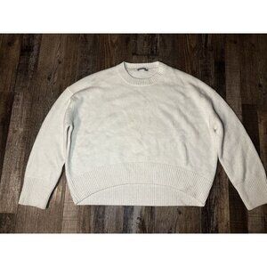 12 Storeez Mongolian Cashmere Wool Sweater Jumper Ivory Size Small
